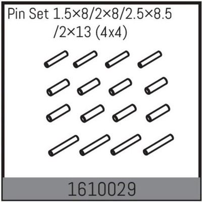 ABSIMA Ersatzteil Pin Set 1.5×8/2×8/2.5×8.5/2×13 (4x4) / 1610029