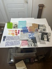 Letter Stencils Templates Etc Huge Lot New And Preowned