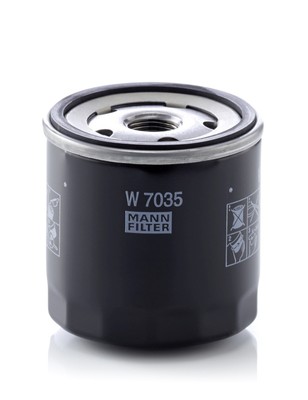 MANN-FILTER Ölfilter W 7035 Anschraubfilter für CHRYSLER JEEP DODGE PLYMOUTH LE