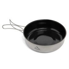 Widesea Titanium Camping Cookware Set Pot Pan 1300ml Ultralight Hiking