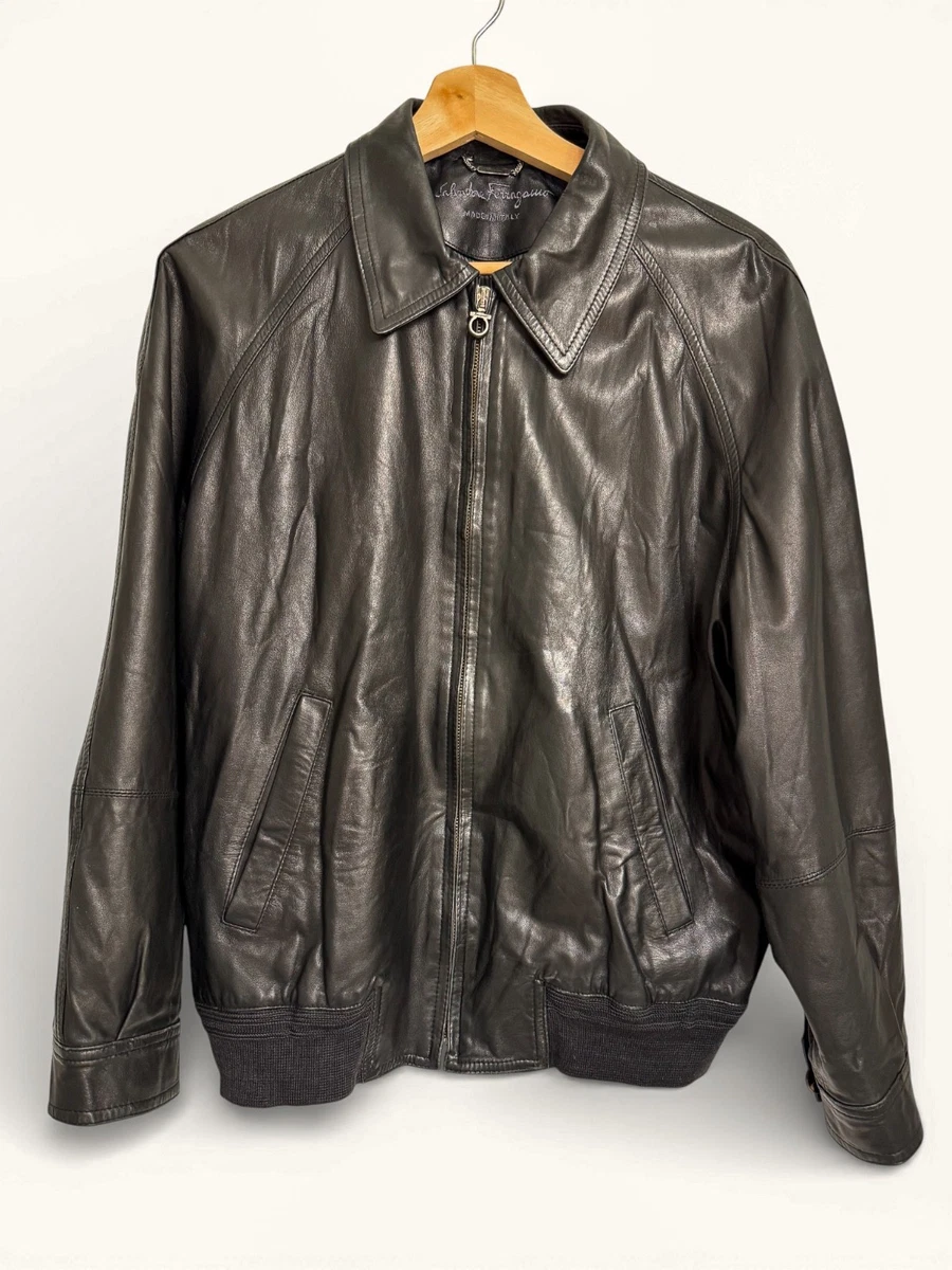Salvatore Ferragamo Leather Outer Shell Jackets for Men for Sale