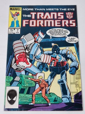 Transformers 7 DIRECT Marvel Comics 1st Print Copper Age 1985