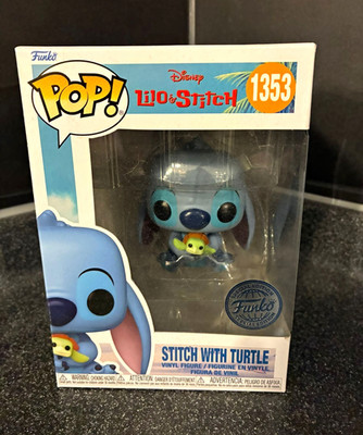 Funko Pop! Disney Lilo & Stitch Stitch with Turtle #1353 Special Edition
