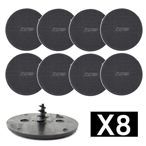 8x Car Carpet Floor Mat Clips Turn Twist Lock For BMW Fixing Grip Buckles Clamps