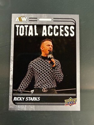 Ricky Starks 2023 Upper Deck AEW All Elite Wrestling #TA-9 Card Total Access