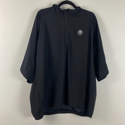 Zero Restriction Tour Series 1/4 Zip Half Sleeve Golf Jacket Size XXL Black