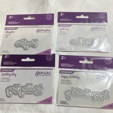 4 Crafters Companion Gemini Expression Dies Love Daughter Wedding Birthday
