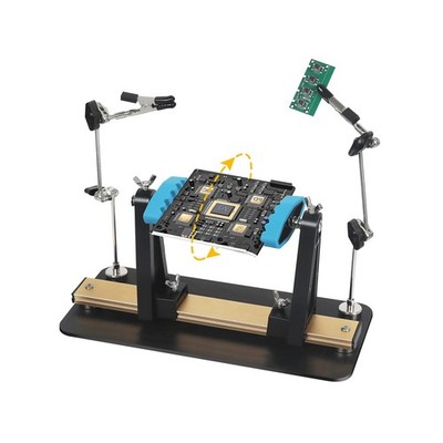 Circuit Board Holder 2Helping Hands with Heavy Base for Solderi... Fast USA SHIP