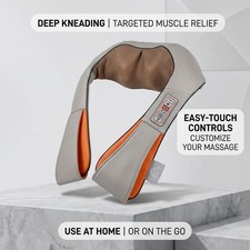 Electric Neck Shoulder Massager Heated Kneading Massage Shawl for Home Car Use
