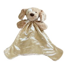 Baby Gund 16" Spunky Huggybuddy Puppy Dog Tan Lovey Security Blanket Plush Toy