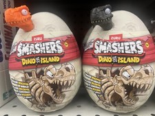 2PK Zuru Smashers Smash And Build Dino Island Egg Mystery Capsule Kids Toy 3y 