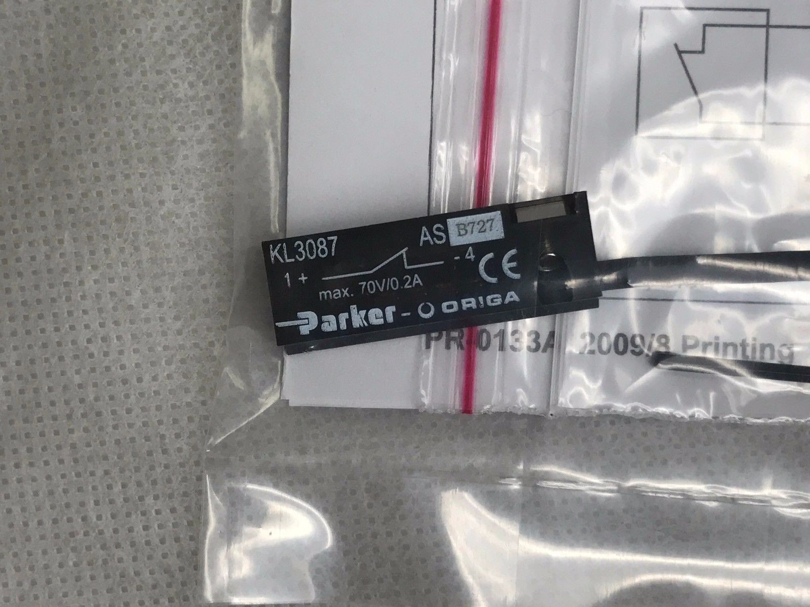 Parker Origa KL3087 Normally Closed Reed Switch 70V with M8 Connector