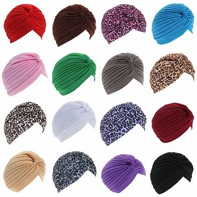 Fashion Turban Haarband Yoga Haarschmuck Kopfbedeckung Chemo Mütze