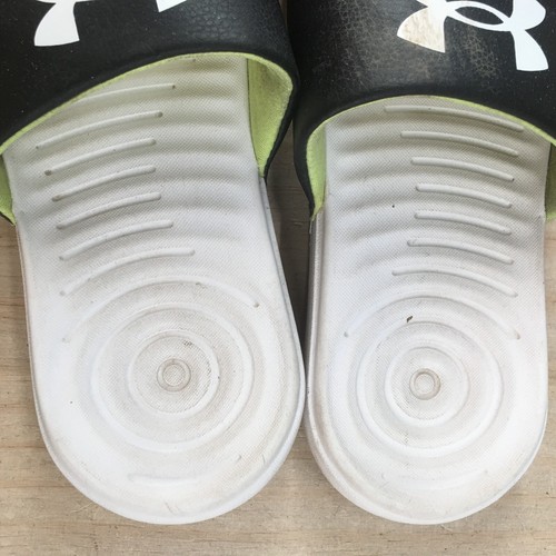 Under Armour Sandals Youth 1 Ansa Fixed Slide 3023789 103 Black Casual Slip On - Picture 12 of 15