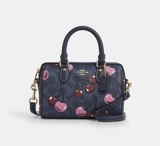 NEW Mini Rowan Crossbody Bag In Signature Canvas With Cherry Print