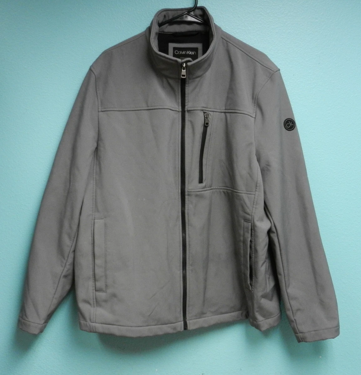 Calvin Klein Weather Resistant Breathable 4 Way Stretch Gray