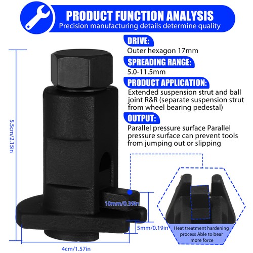 Suspension Strut Spreader Tool Universal Car Strut Shock Absorber Removal Tool - Picture 3 of 9