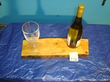 # 7120 rustic wooden cheese serving board live edge wild apple USA made