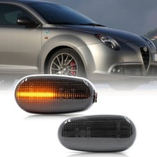 COPPIA FRECCE LATERALI NERO FUME' PROGRESSIVE A LED ALFA ROMEO MITO CANBUS