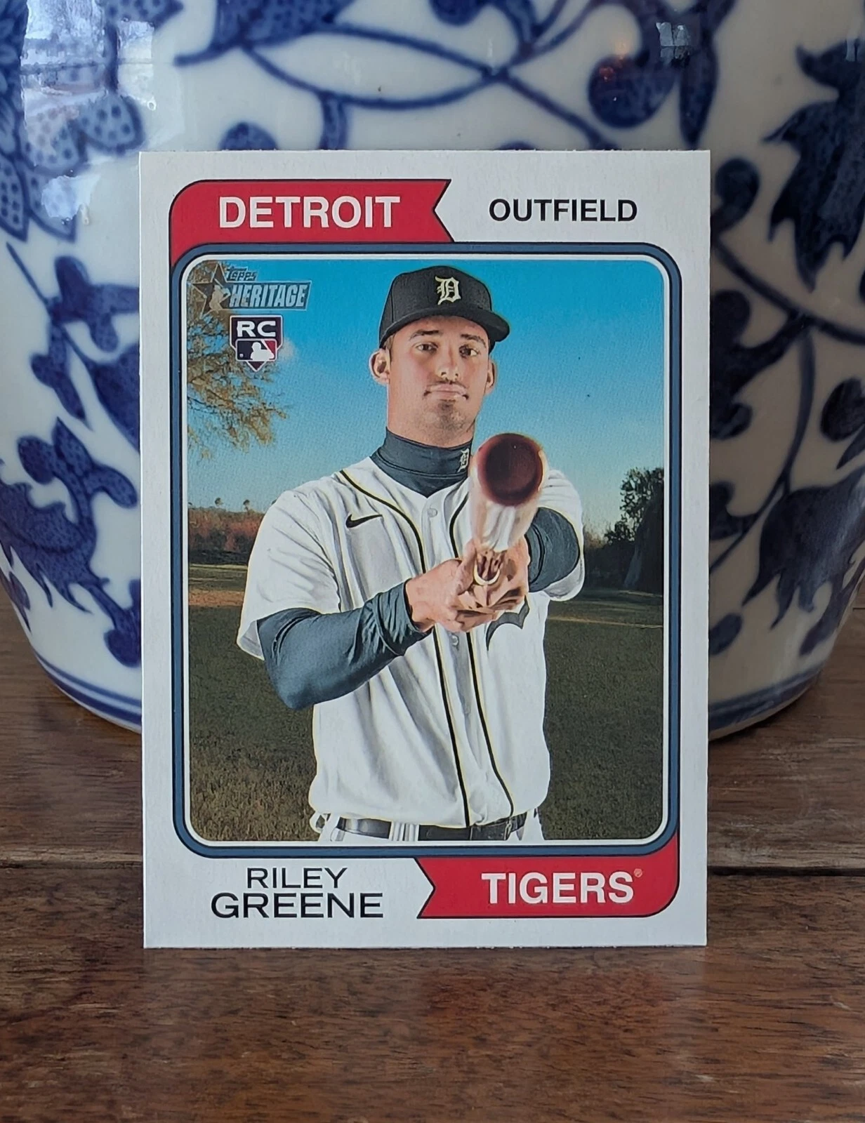 Riley Greene 2023 Topps Heritage Base Rookie Card No. 48 - Near Mint or Better
