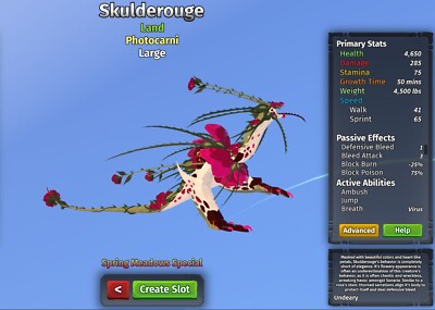 Skulderouge Species | Creatures of Sonaria | Roblox