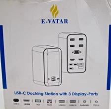 USB C Docking Station Dual Monitor for MacBook Pro, 15 in 2 USB C Laptop Docking