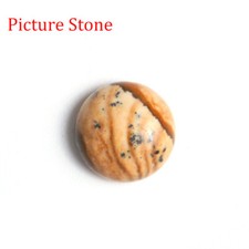 6/8/10mm Round Gemstone Flat Back Natural Stone Dome Cabochon Jewellery DIY