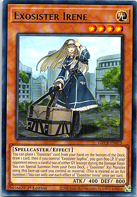 Exosister Irene GRCR-EN015 Yu-Gi-Oh! Card Near Mint 1st Edition | eBay