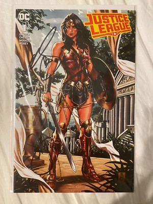WONDER WOMAN Justice LEAGUE #1 Mark Brooks SCOTT Snyder signed AUTO Comic L@@K