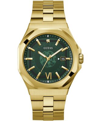 Herrenuhr GUESS EMPEROR GW0573G2 Edelstahl Golden Grau