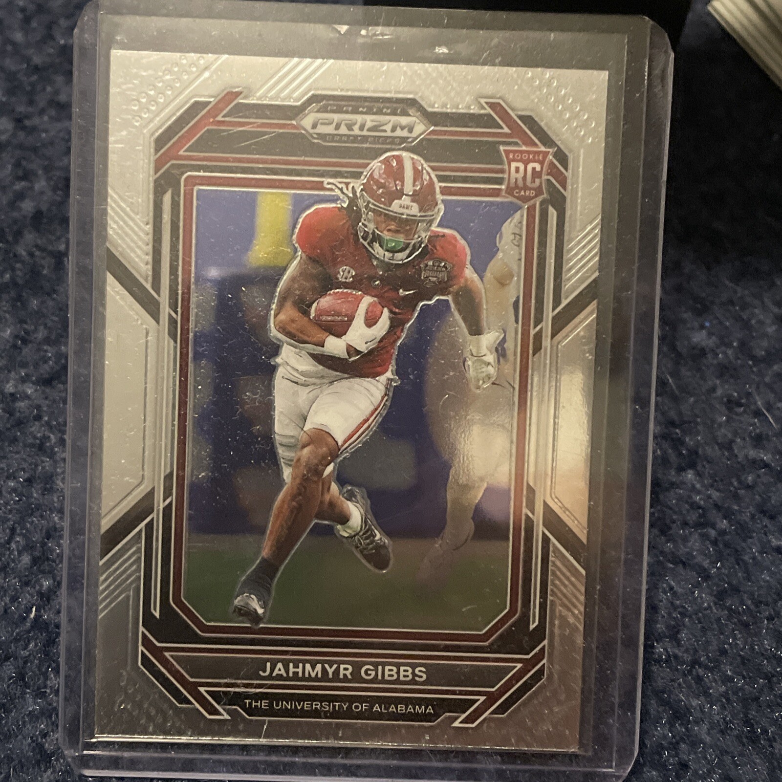 Jahmyr Gibbs 2023 Panini Prizm Draft Picks - Silver Prizm #116 (RC)