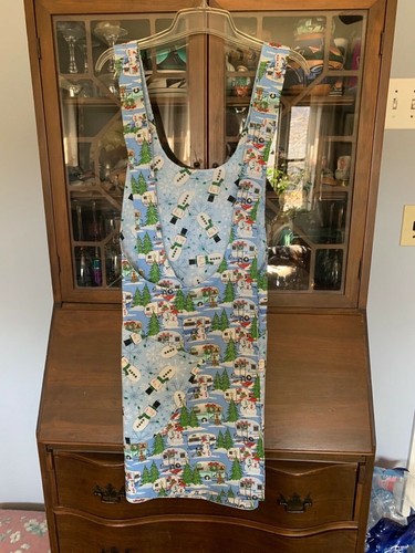 Handmade reversible crossbody apron - Picture 2 of 6