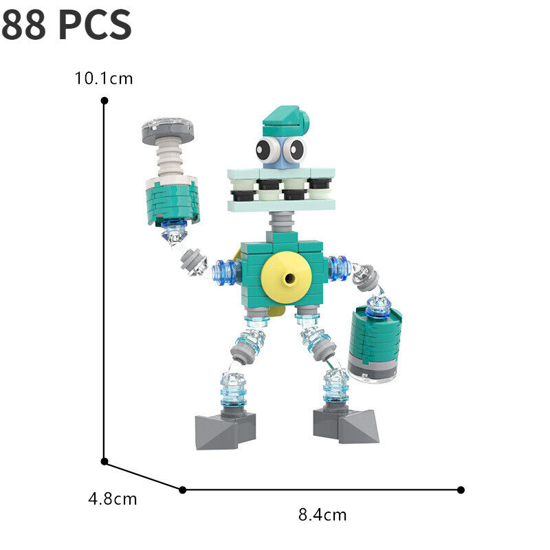 MOC My Singing Monsters Wubbox building blocks series bricks set