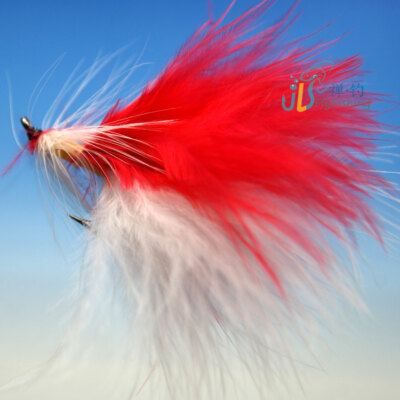6 PCS Colored feathers fly fly fishing Outdoor Fly Fishing  #10 W/ Free Box D553