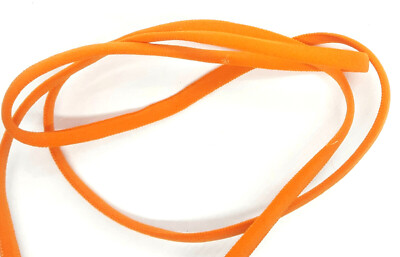 1m X 5mm Gummikordel oval stark für Haarschmuck, Spaghettiträger, Schnürren
