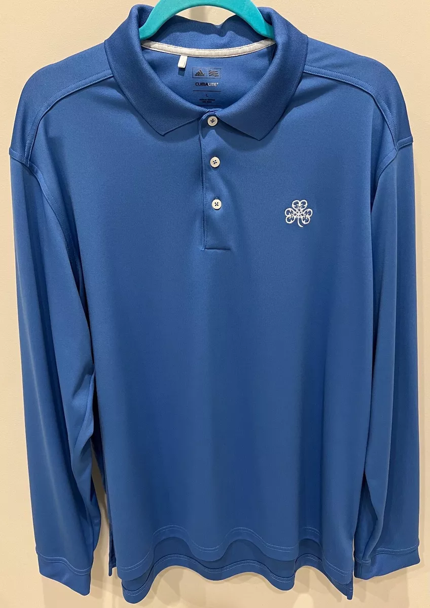Adidas climalite long store sleeve golf shirts