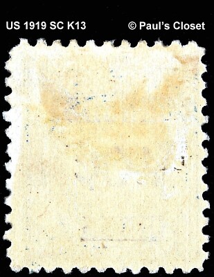 US 1919 SC K13 SHANGHAI 40¢ OVERPRINT ON 20¢ FRANKLIN DEEP
