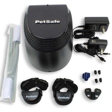 PetSafe 2 Dog Wireless Fence Stay  Play Containment  Two Rechargeable Collars