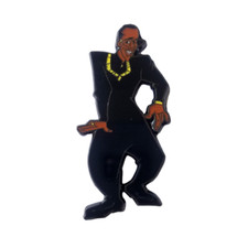 HAMMERMAN MC Hammer Time 90's TV Show Cartoon Hat Jacket Tie Tack Lapel Pin