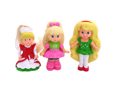 1993 McDonalds Happy Meal Toys Sally Secrets Figurine Dolls Totally Toy Holiday
