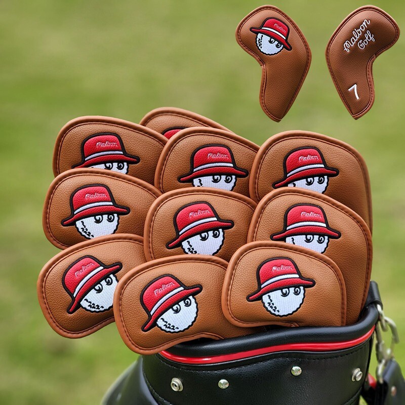 New 10pcs Golf Iron Head Cover Set Golf Iron Club Cover 4-9-