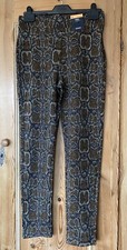 M S animal print skinny stretch leggings size 10 - new with tags