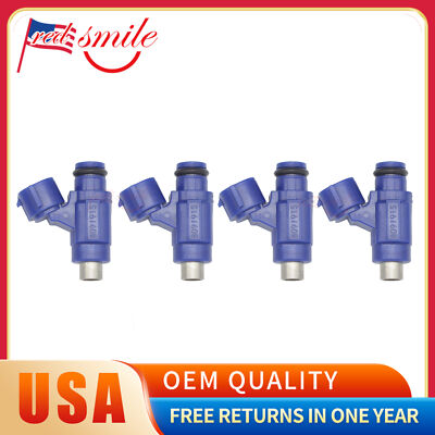 4x Fuel Injectors For Yamaha WAVERUNNER FX VX VXS VXR GP1800R 6S5-13761-10-00 US
