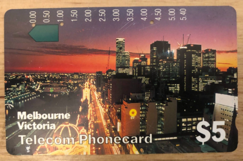$5 Telecom Phonecard Melbourne VIC  BB4 - Bild 1 von 2