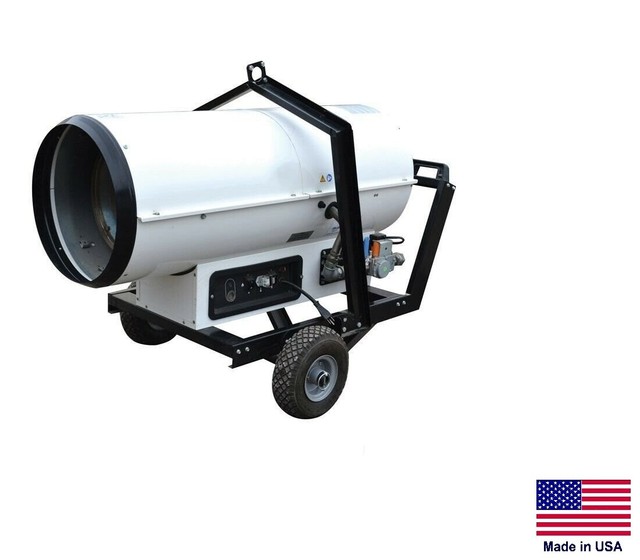 PORTABLE HEATER Coml/Industrial Ductable VP & NG Fired 255,000