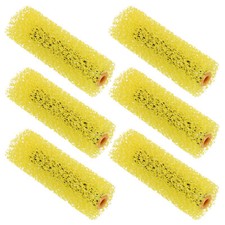Paint Roller Cover 4 Inch Big Texture Sponge Cover for Household Wall 6Pcs