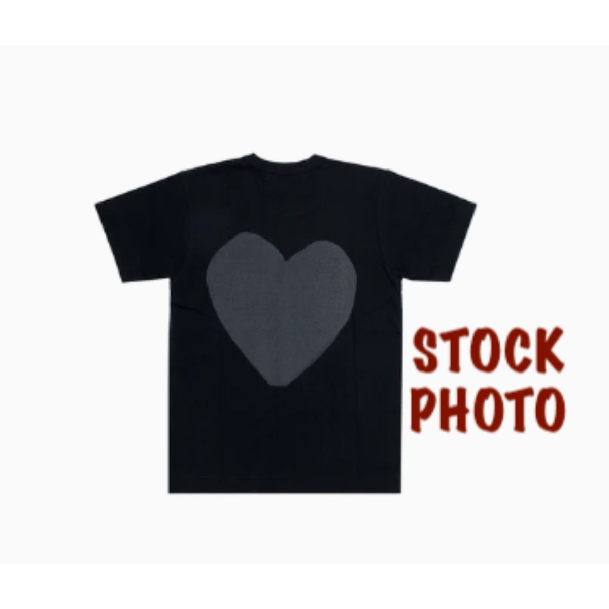 Comme Des Garcons Play tee Large mens iconic heart shape t-shirt