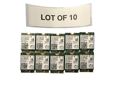 Lot of 10 Intel Dual Band AC 9560NGW 1.73Gbps eSata BT 5.0 Wireless Card Wifi