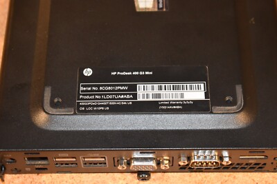 PC HP ProDesk 400 G3 SFF – Intel Pentium G4400, 16Go RAM, 360Go SSD + 1To HDD, Win10