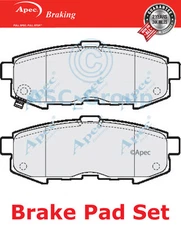 Apec Rear Brake Pads Set EO Quality Replacement PAD1603